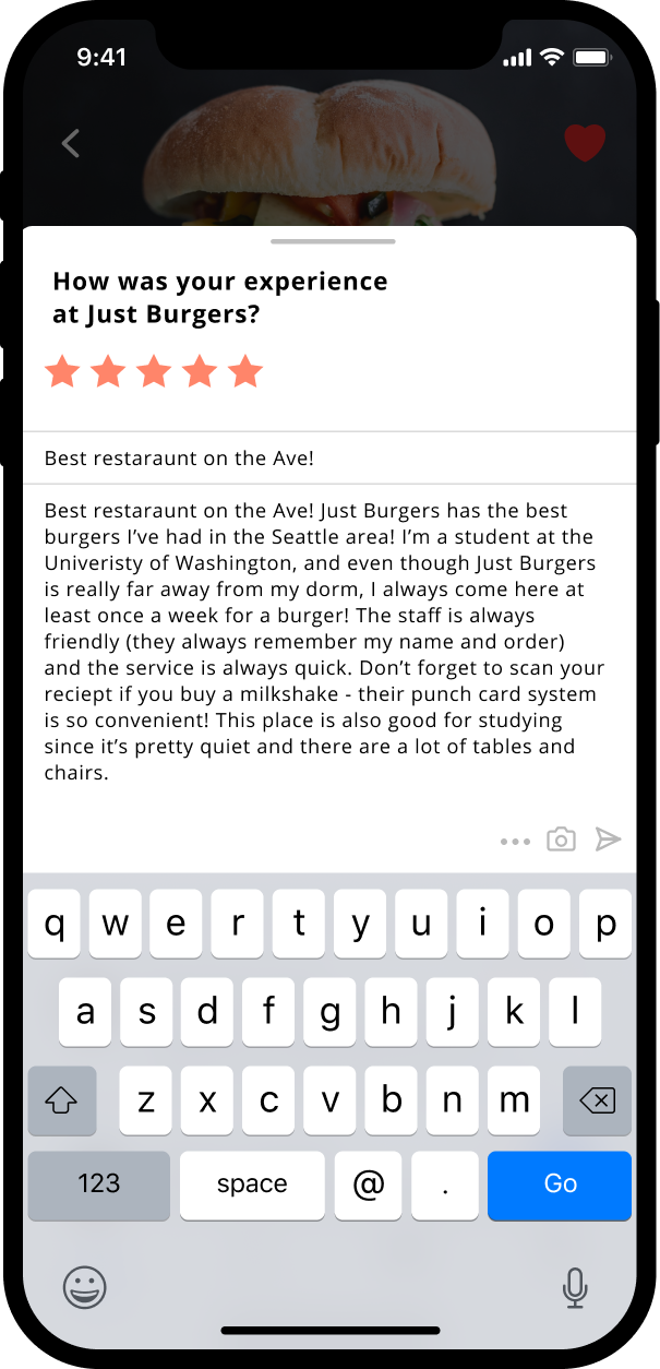 Around Town high-fidelity create review variant three